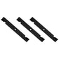 Qty 3: Notched High-Lift Mower Blade
 Fits Hustler Replaces 794685