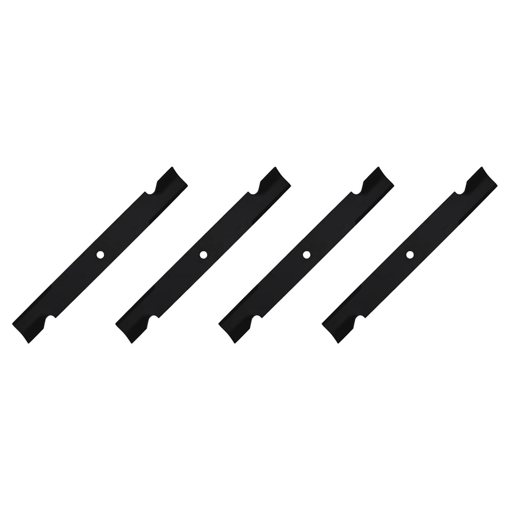 Qty 4: Notched High-Lift Mower Blade Fits Dixie Chopper Replaces 30227-60
