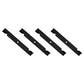 4 Pack Notched High Lift Mower Blades Fits Hustler Raptor 5/8" Center Hole