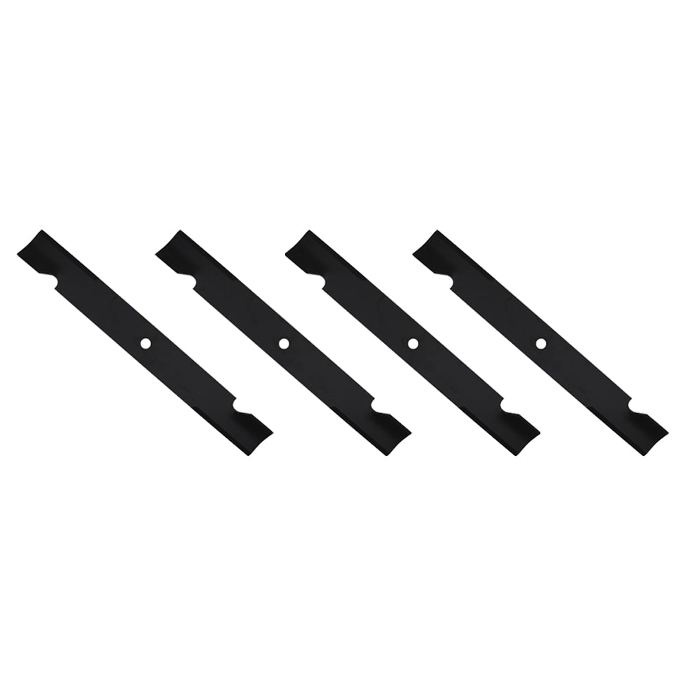 Qty 4: Notched High-Lift Mower Blade Fits Toro Replaces 105-7718