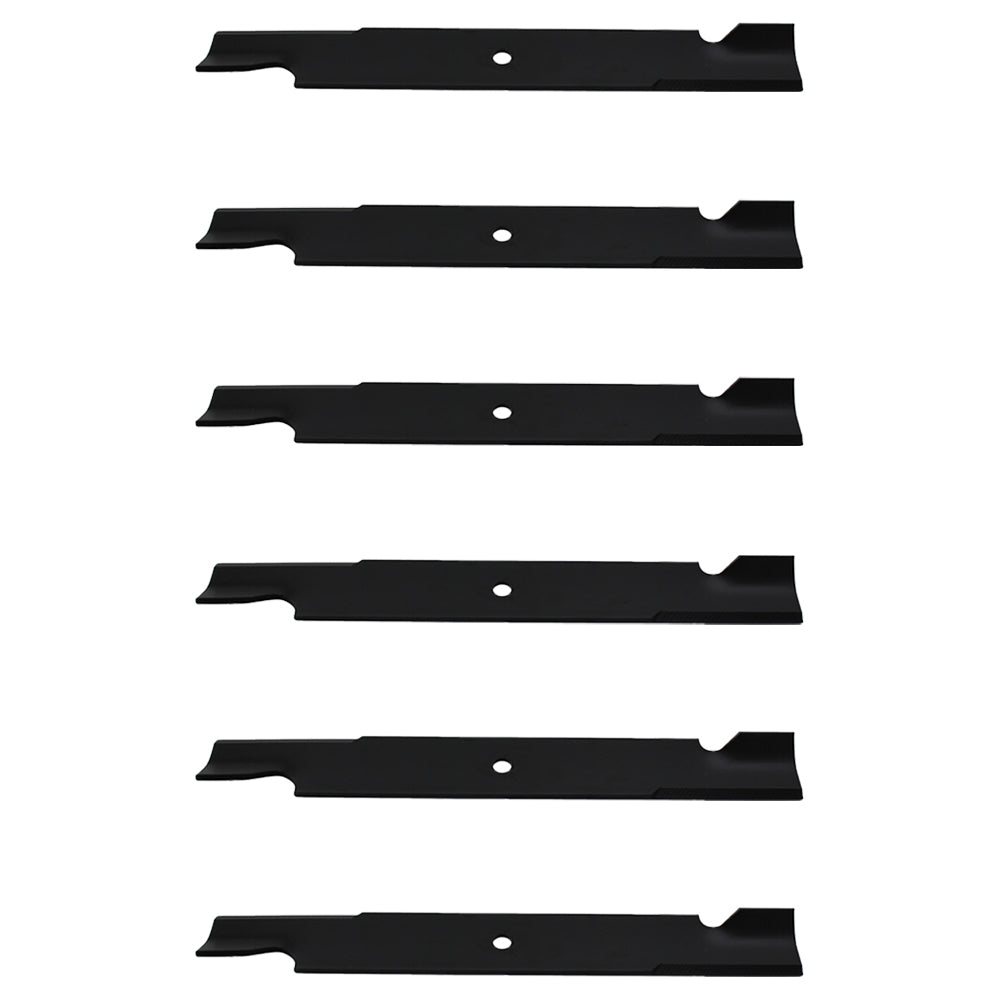 6pk Hustler Zero Turn Mower Blades - 60"- Super Z X-One - Side Discharge