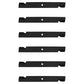 Qty 6: Notched High-Lift Mower Blade
 Fits Bunton Replaces PL7441
