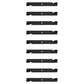 Qty 9: Notched High-Lift Mower Blade
 Fits Gravely Replaces 025124
