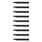 Qty 9: Notched High-Lift Mower Blade
 Fits Dixie Chopper Replaces 30227-60