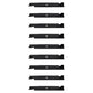(9) Fits Exmark Zero Turn Mower Lazer Z - 60'' Deck Blades w/ 5/8 bolt hole