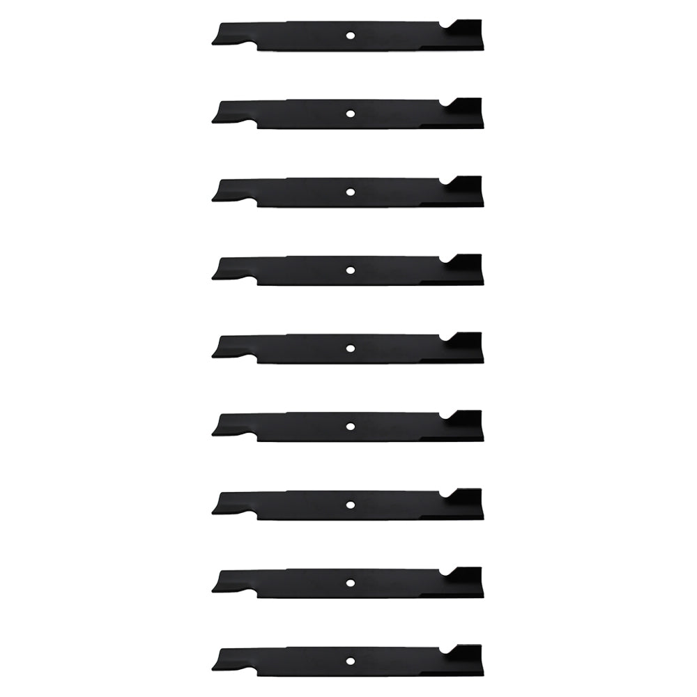 Qty 9: Notched High-Lift Mower Blade
 Fits Bunton Replaces PL7441