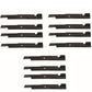 12PK Blades Fits Scag 61" 48111 481708 481712 482879 48304 483318