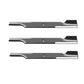 Qty 3: Notched High Lift Mower Blade Fits Stens Replaces 315-872