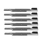 Qty 6: Notched High Lift Mower Blade
 Fits Snapper Replaces 1-7081