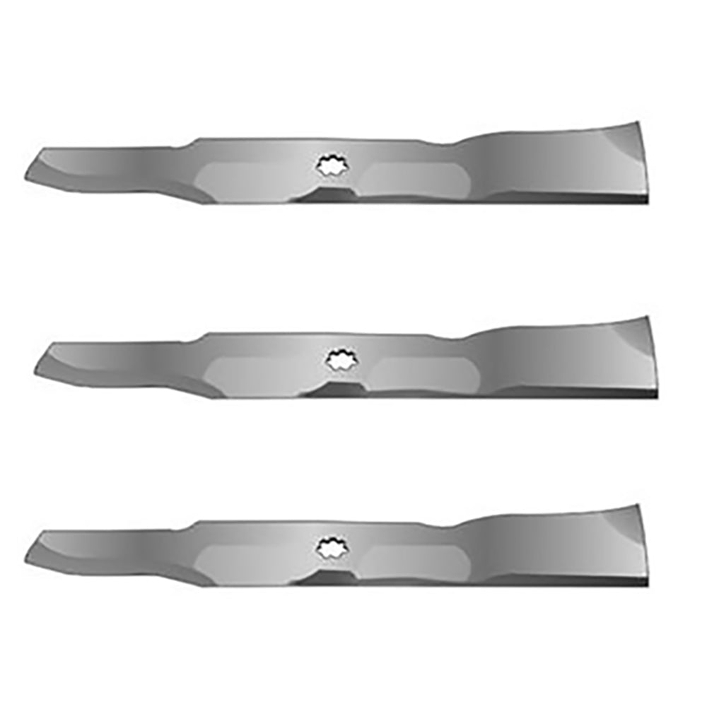 Set of 3 Lawn Mower Blades To Fit Fits John Deere 54" E180 190C LA150 G110