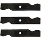 Three (3) Mower Blades Fits MTD 38" Lawn Hydro LT-165 Lawn Tractor LT-16 LT-165