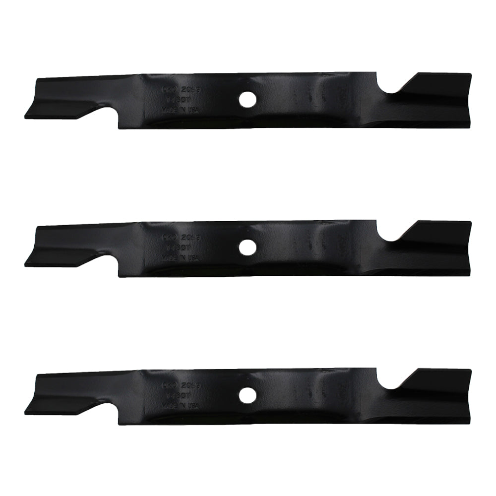 (3) 117-1156-03 Lawnmower Blades 5/8" CH Fits Toro Titan Z 50" 74820 74840