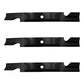 (3) 117-1156-03 Lawnmower Blades 5/8" CH Fits Toro Titan Z 50" 74820 74840