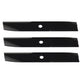 Three 539126275 Replacement Lawn Mower Blades Fits Dixon Lawn Mowers: Multiple