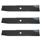 3 Pack Blades Fits Dixon 42" Rider Lawn Mower 8688 539119853 539126275 B1DX1602