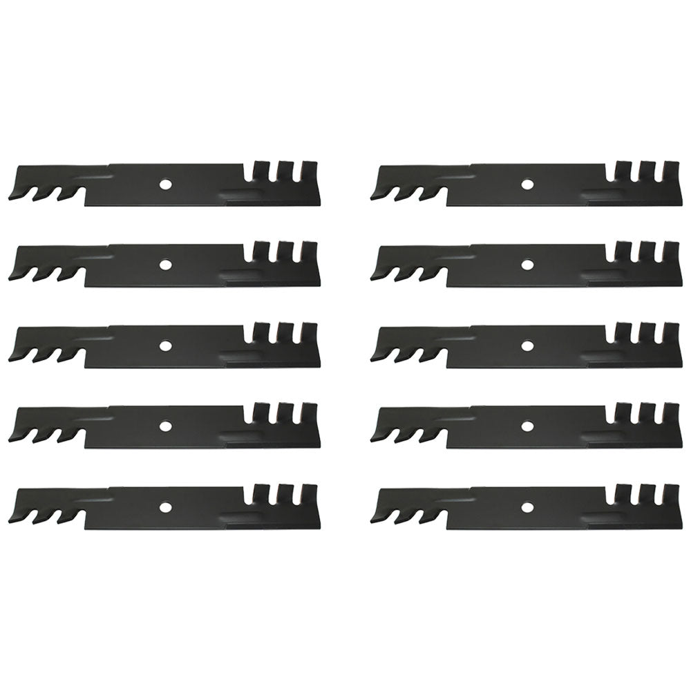 Qty 10: Toothed Mulching Blade Fits Bunton Replaces LAB50-0132_x10