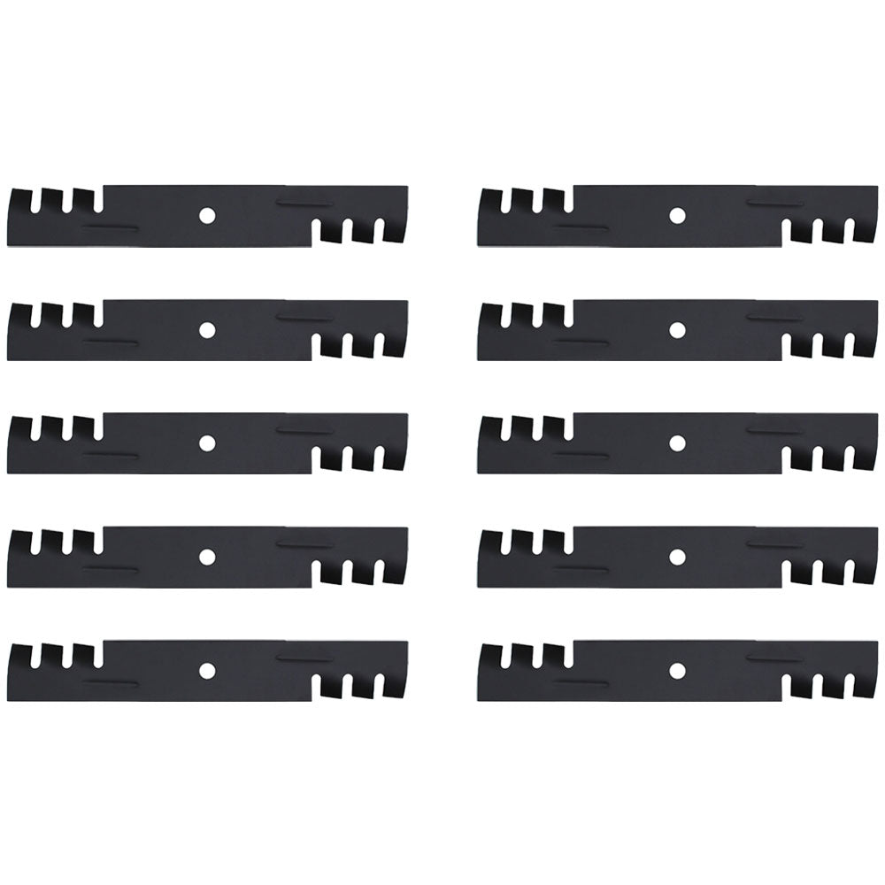 Qty 10: Toothed Mulching Blade Fits Scag Replaces 48110