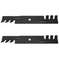 Qty 2: Toothed Mulching Blade Fits Scag Replaces 48110