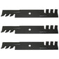 Qty 3: Toothed Mulching Blade Fits Bad Boy Replaces 038-5350-00