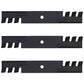Qty 3: Toothed Mulching Blade Fits Hustler Replaces 795757