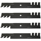 Qty 4: Toothed Mulching Blade Fits Bad Boy Replaces 038-5350-00