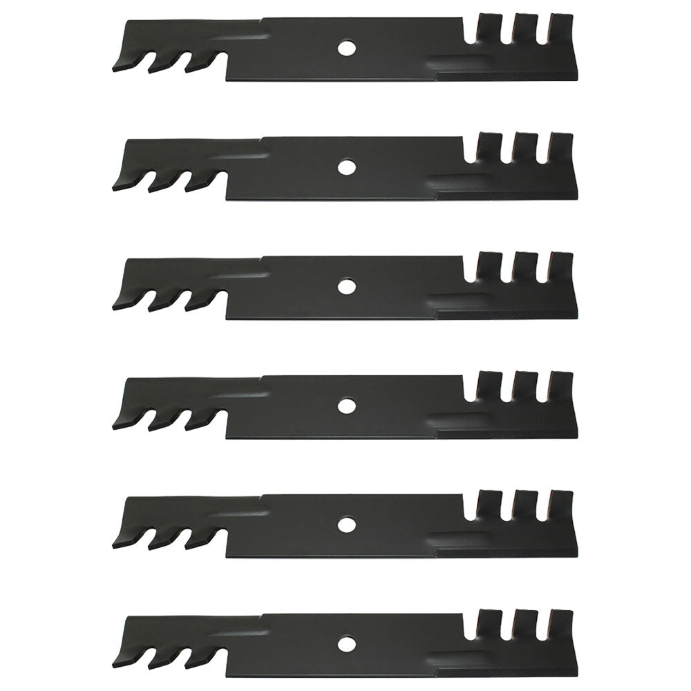 Qty 6: Toothed Mulching Blade Fits Scag Replaces 48110