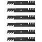 Qty 6: Toothed Mulching Blade Fits Hustler Replaces 795757