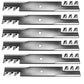 Qty 6: Toothed Mulching Blade Fits Snapper Replaces 1-7043
