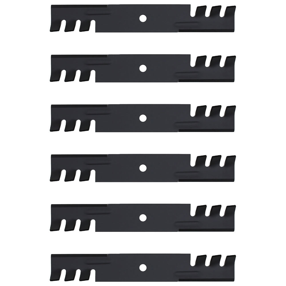 Qty 6: Toothed Mulching Blade Fits Great Dane Replaces D18086
