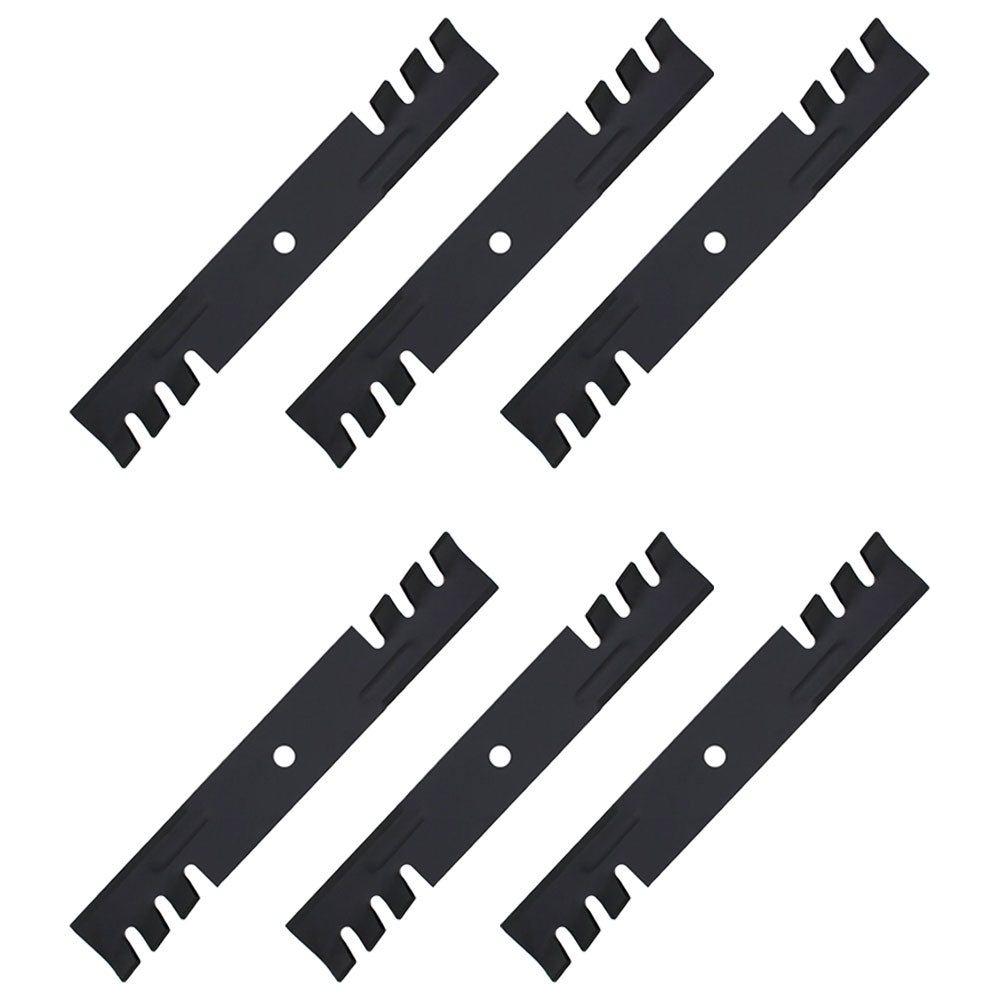 Qty 6: Toothed Mulching Blade Fits Great Dane Replaces D18086