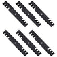 Qty 6: Toothed Mulching Blade Fits Toro Replaces 107-3192