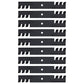 Qty 9: Toothed Mulching Blade Fits Toro Replaces 107-3192