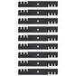 Qty 9: Toothed Mulching Blade Fits John Deere Replaces AM104489