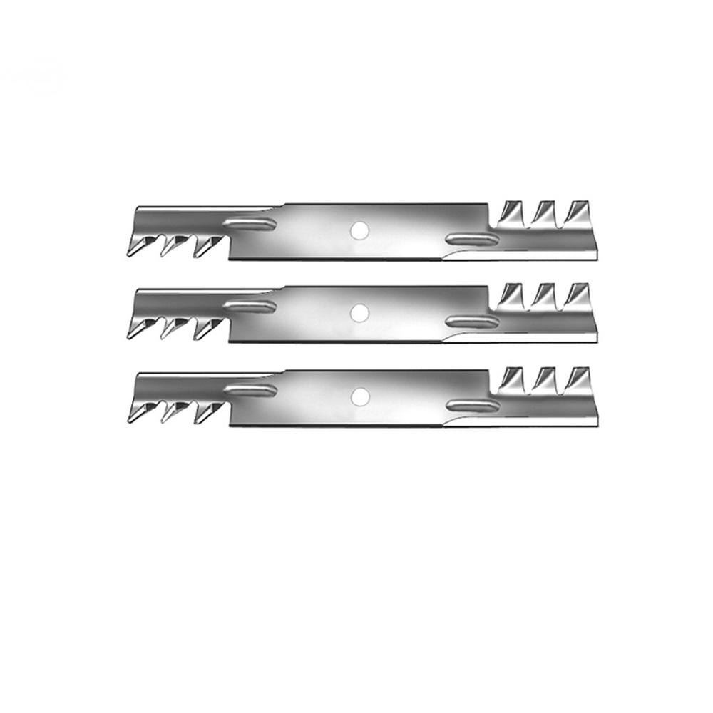 Qty 3: Toothed Mower Blade
 Fits Ferris Replaces 1520842
