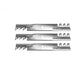 Qty 3: Toothed Mower Blade
 Fits Hustler Replaces 794859