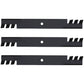 Qty. 3: Toothed Mower Blades  Fits Scag Replaces 48111