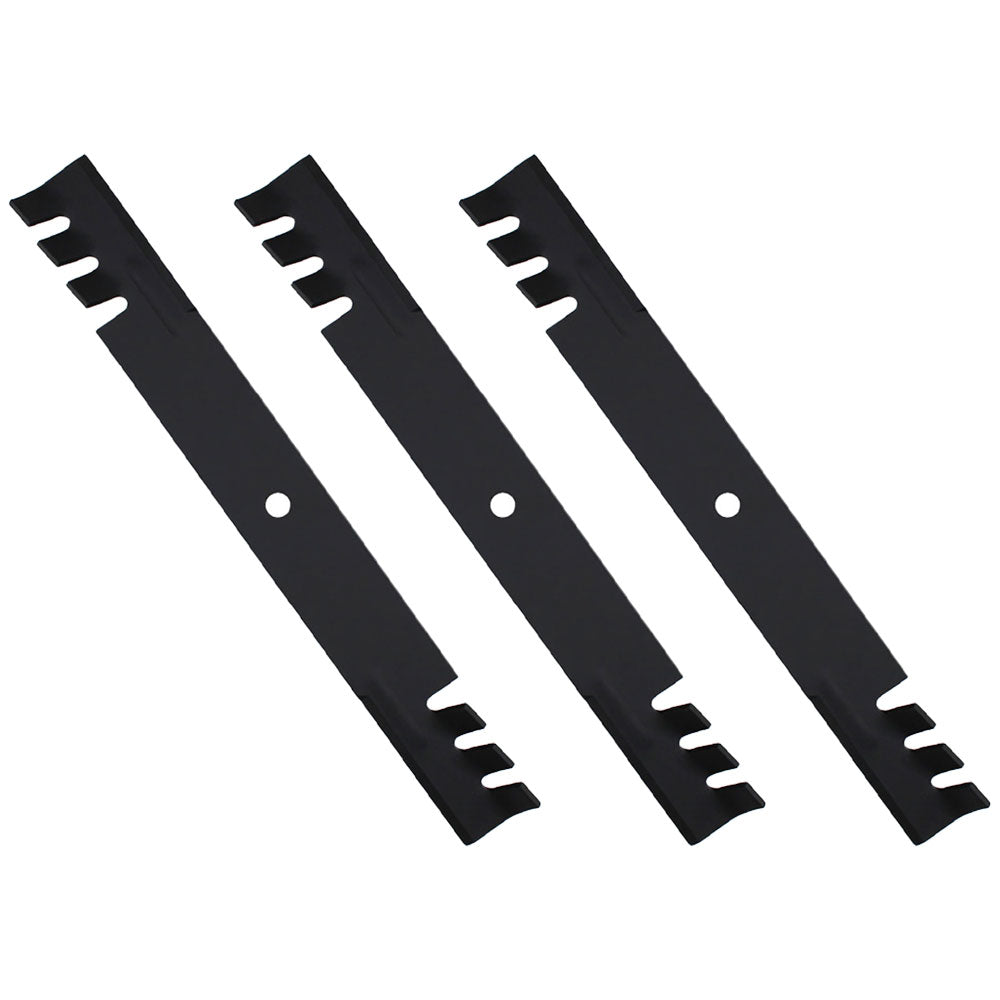Qty. 3: Toothed Mower Blades  Fits Scag Replaces 48111