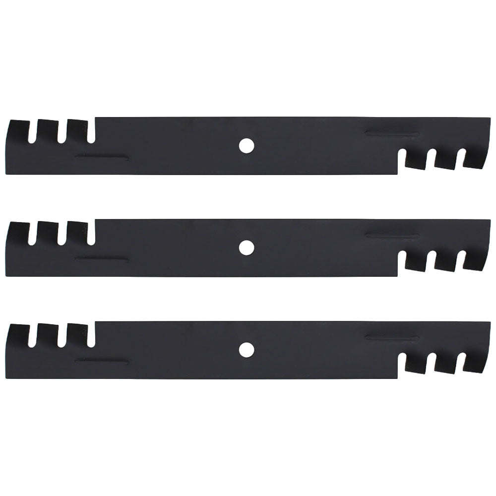 Qty. 3: Toothed Mower Blades  Fits Ferris Replaces 1520842