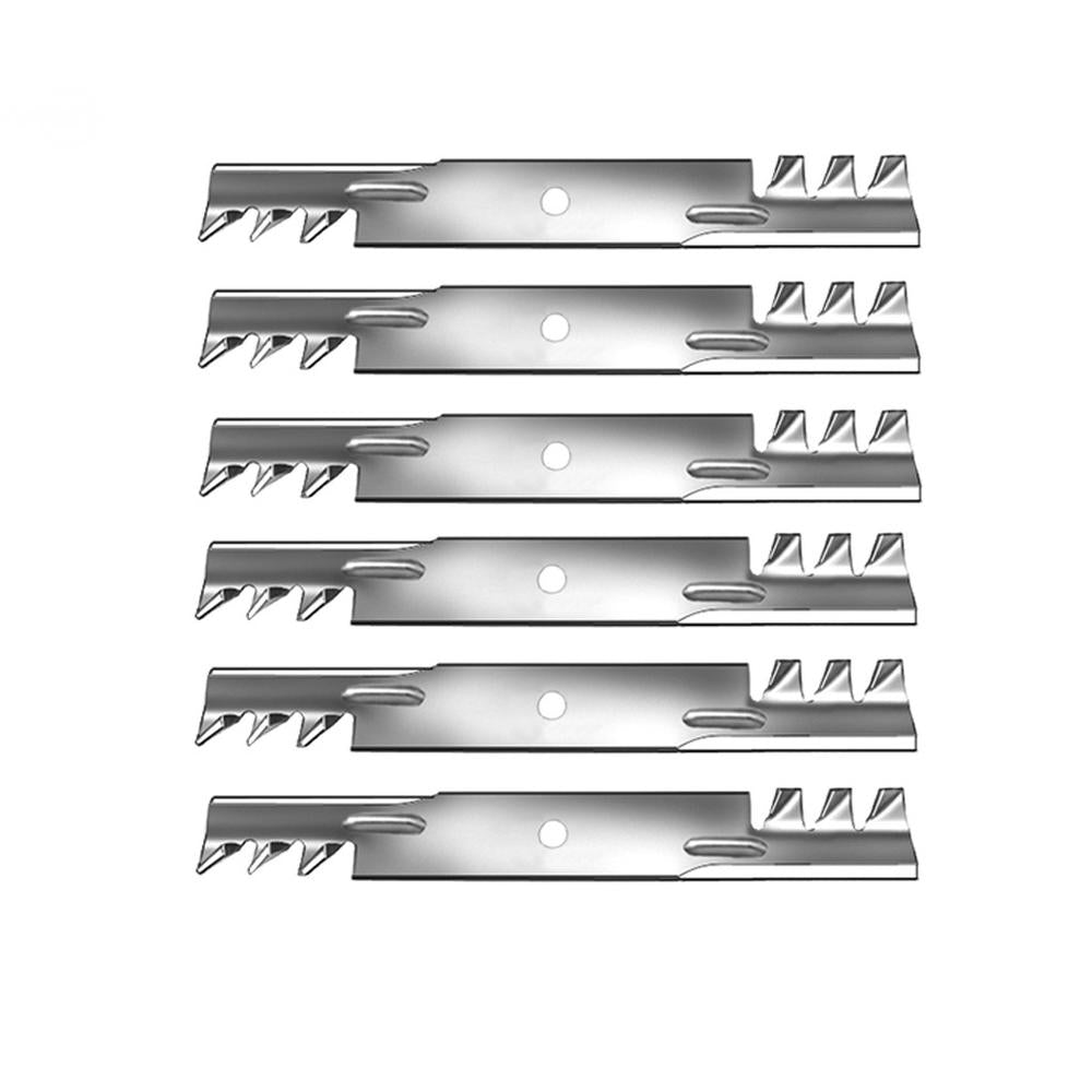 Qty 6: Toothed Mower Blade
 Fits Great Dane Replaces D18036