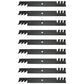 9 Pack Mulching Lawn Mower Blades Fits Ferris 61" Blade 96-347 5020842