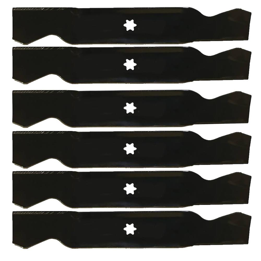 Qty 6: Mower Blade
 Fits Yard Machine Replaces 742-0610