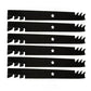 (6) Mulching Blades For RZ4623 46" 403107 33266 532405380 PP21011 Fits Husqvarna