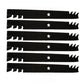 Qty 6: 22-7/8" 5 Point Blade Fits Poulan Replaces PP21011