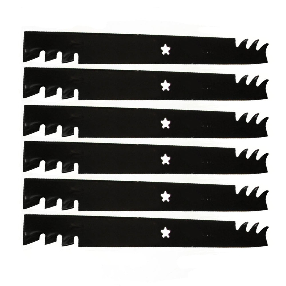 Qty 6: 22-7/8" 5 Point Blade Fits Poulan Replaces PP21011