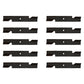 Qty 10: High Lift Mower Blade Fits Scag Replaces 48108