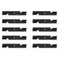 Qty 10: High Lift Mower Blade Fits Simplicity Replaces 5021227