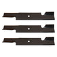 Qty 3: High Lift Mower Blade Fits Lesco Replaces 050125