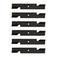 (6x) New High Lift Mower Blade Fits Wright 2 For 36" 3 For 52" Fits Encore