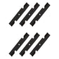 Qty 6: High Lift Mower Blade Fits Scag Replaces 48108