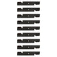 Qty 9: High Lift Mower Blade Fits Lesco Replaces 050125